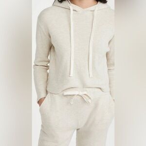 MONROW Brushed Thermal Pullover in Ash NWT